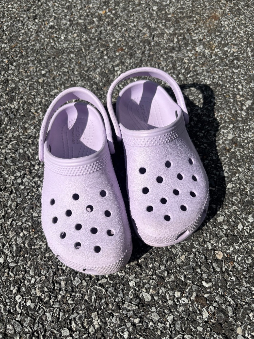 Lavender Girls Crocs